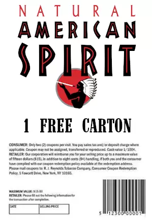 Claim your Free American Spirit Carton