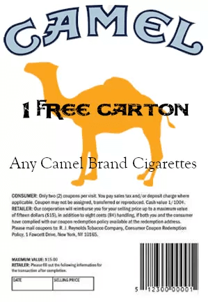 Claim your Free Camel Carton