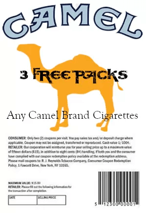 Claim your Free Camel 3 Packs
