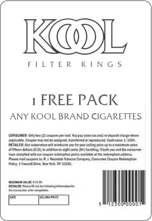 Free Kool 1 Pack