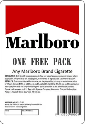 Free Marlboro 1 Pack