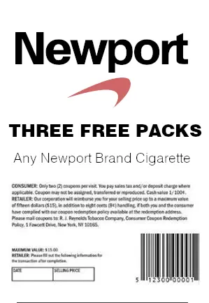 Free Newport 3 Packs