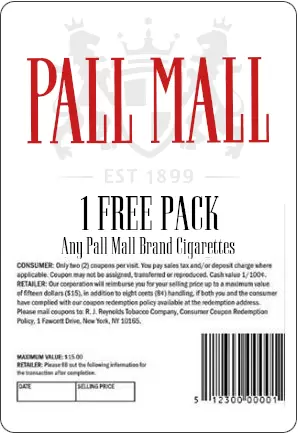 Free Pall Mall 1 Pack