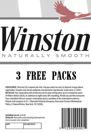 Free Winston 3 Packs